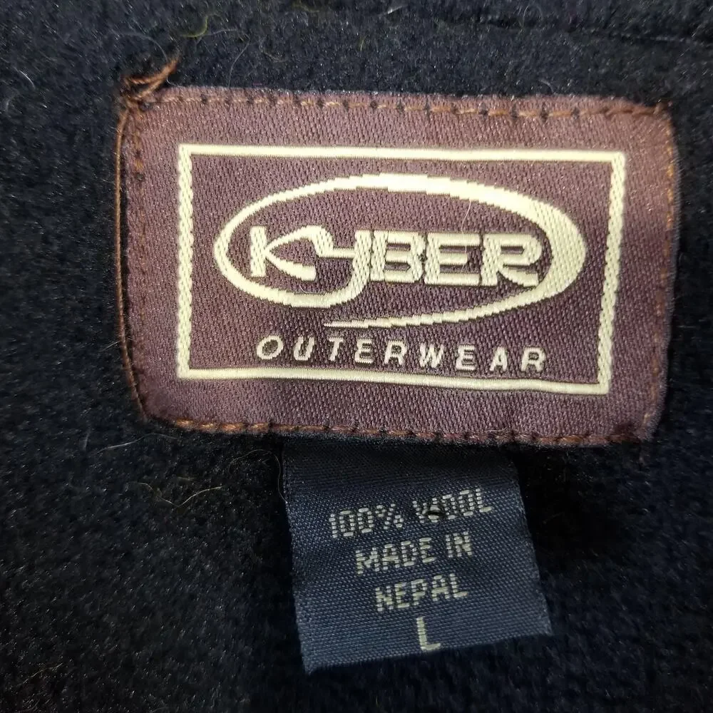 Kyber Outerwear Jacket Womens Large Multicolor Wool Fleece Lined Hooded Full Zip - Picture 5 of 12